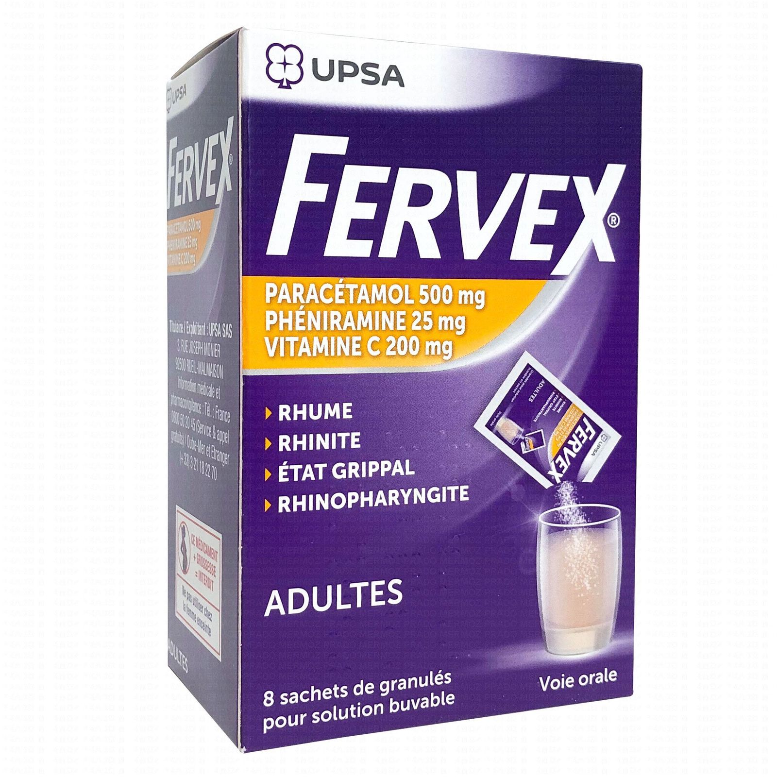 Buy Fervex online in the US pharmacy.